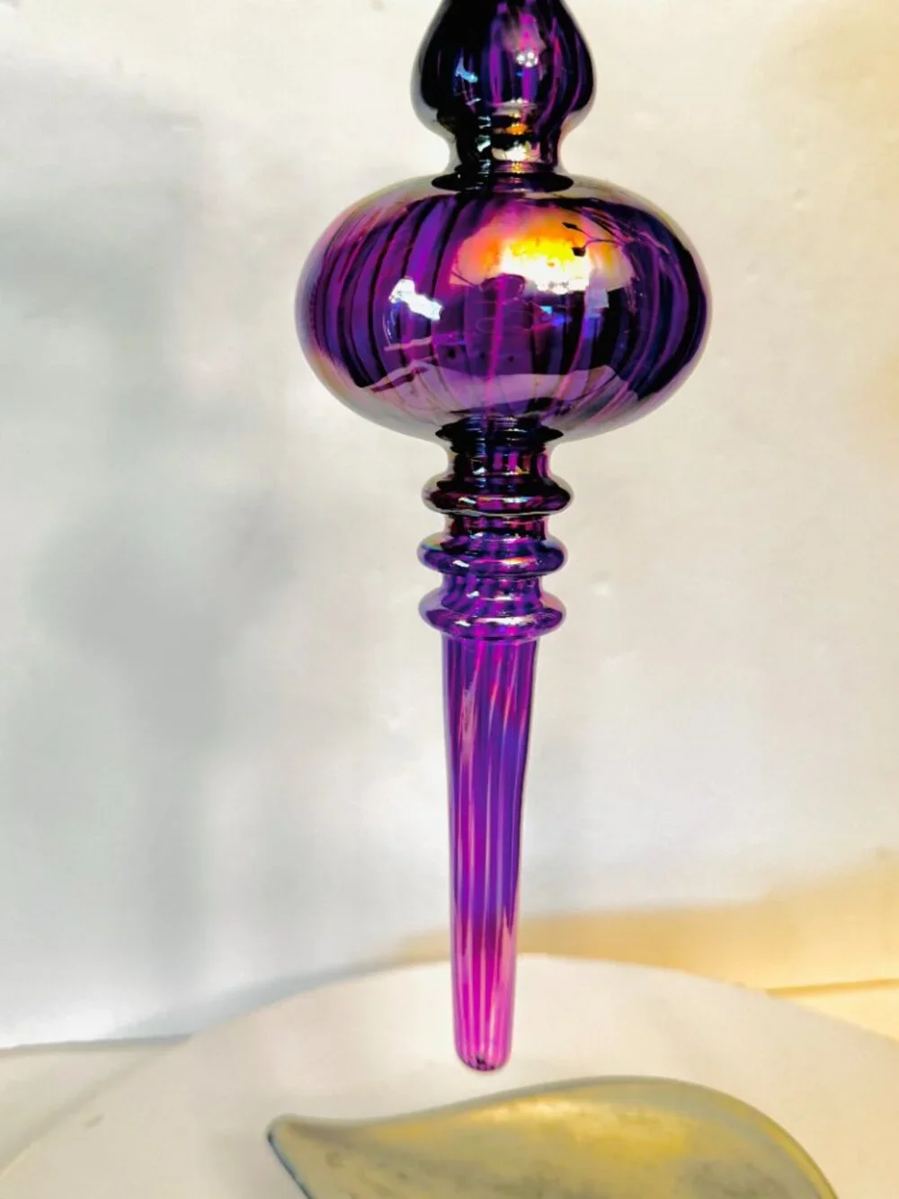 Vtg Hand Blown 9